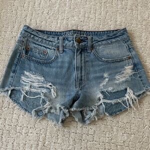 American Eagle Outfitters Distressed Denim Shorts